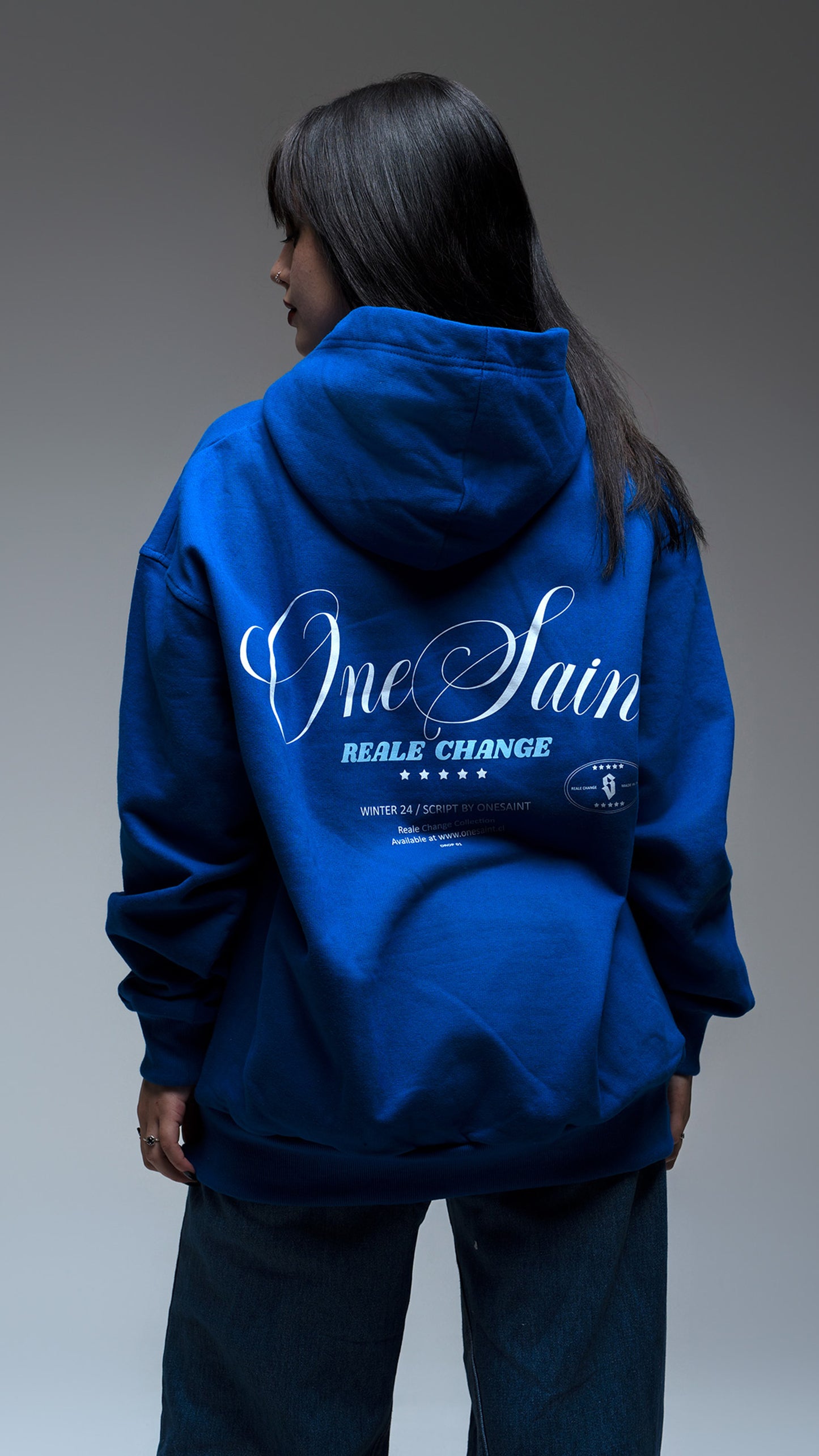 HOODIE REALE BLUE