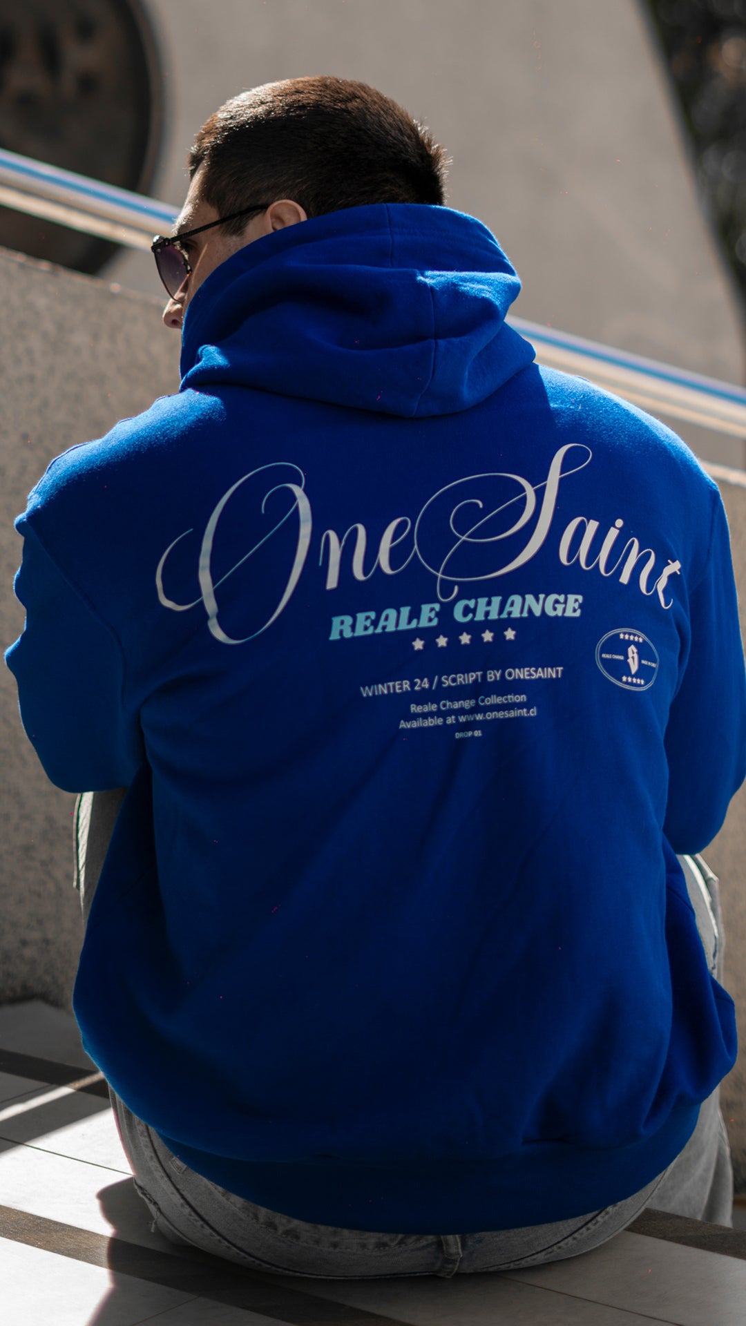 HOODIE REALE BLUE