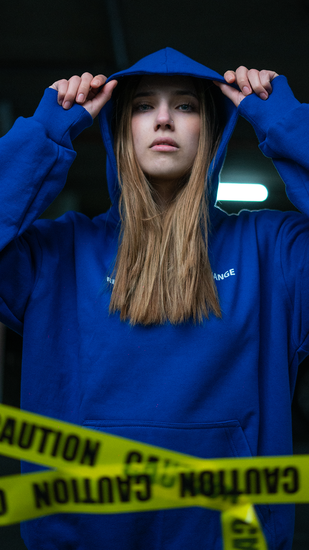 HOODIE REALE BLUE