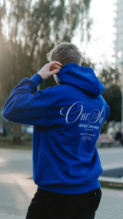 HOODIE REALE BLUE